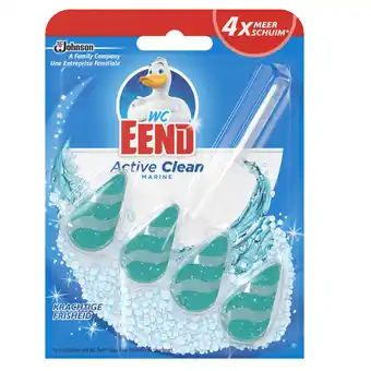 Dekamarkt WC-eend Toiletblok active clean marine aanbieding