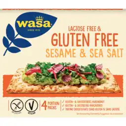 Dekamarkt Wasa Glutenvrij sesam & zeezout aanbieding