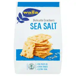 Dekamarkt Wasa Delicate cracker sea salt aanbieding