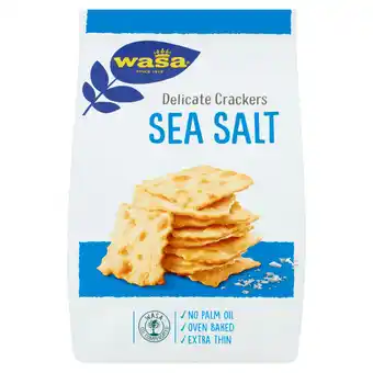 Dekamarkt Wasa Delicate cracker sea salt aanbieding