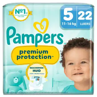 Dekamarkt Pampers Premium protection maat 5 aanbieding