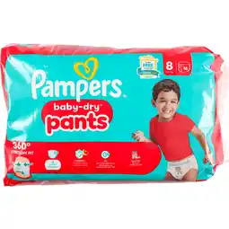 Dekamarkt Pampers Baby-dry pants maat 8 aanbieding