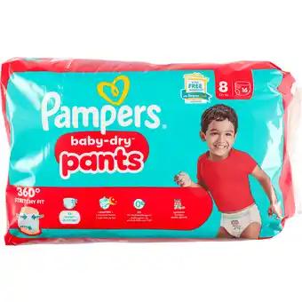 Dekamarkt Pampers Baby-dry pants maat 8 aanbieding