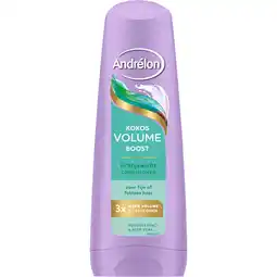 Dekamarkt Andrélon Cremespoeling volume boost aanbieding