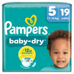 Dekamarkt Pampers Baby-dry maat 5 aanbieding