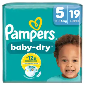 Dekamarkt Pampers Baby-dry maat 5 aanbieding