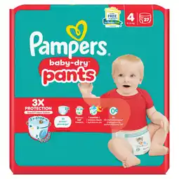 Dekamarkt Pampers Baby-dry pants maat 4 aanbieding