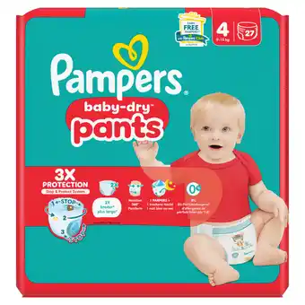 Dekamarkt Pampers Baby-dry pants maat 4 aanbieding