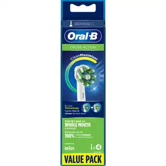 Dekamarkt Gillette Opzetborstels cross action 4/1 aanbieding