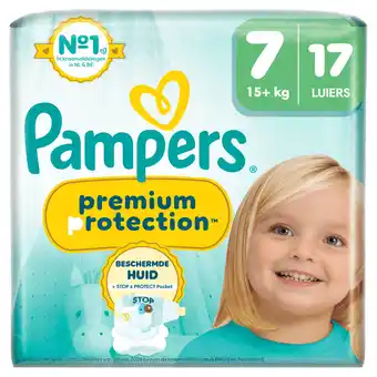 Dekamarkt Pampers Premium protection maat 7 aanbieding
