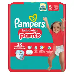 Dekamarkt Pampers Baby-dry pants maat 5 aanbieding