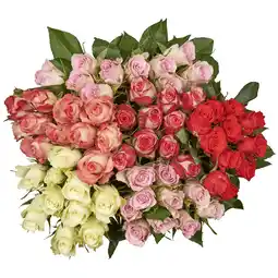 Dekamarkt Rozen Lengte 50 cm aanbieding