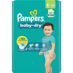 Dekamarkt Pampers Baby-dry maat 6 aanbieding