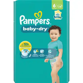 Dekamarkt Pampers Baby-dry maat 6 aanbieding