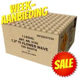 Huisman Vuurwerk Ti Flower Wave Weekaanbieding aanbieding
