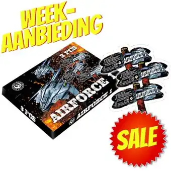 Huisman Vuurwerk Airforce 1 Weekaanbieding aanbieding
