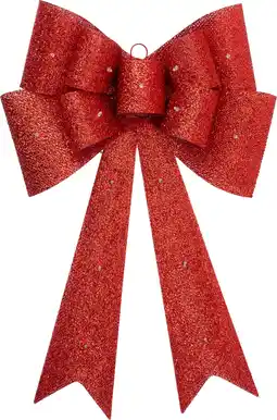 Intratuin Intratuin kerst strik rood met verlichting 65 x 40 x 10 cm aanbieding