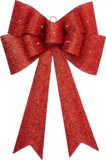 Intratuin Intratuin kerst strik rood met verlichting 65 x 40 x 10 cm aanbieding