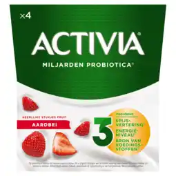 Dekamarkt Activia Yoghurt aardbei aanbieding