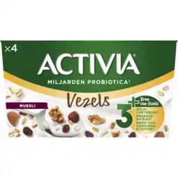 Dekamarkt Activia Yoghurt muesli aanbieding