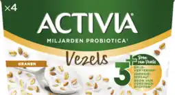 Dekamarkt Activia Yoghurt granen 4 stuks aanbieding