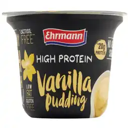 Dekamarkt Ehrmann Vanille pudding high protein aanbieding