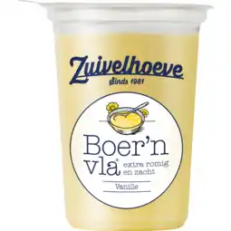 Dekamarkt Zuivelhoeve Boern vla vanille aanbieding