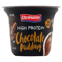 Dekamarkt Ehrmann Chocolate pudding high protein aanbieding