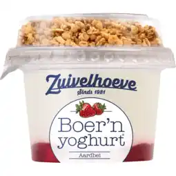 Dekamarkt Zuivelhoeve Boern yoghurt muesli aardbei aanbieding