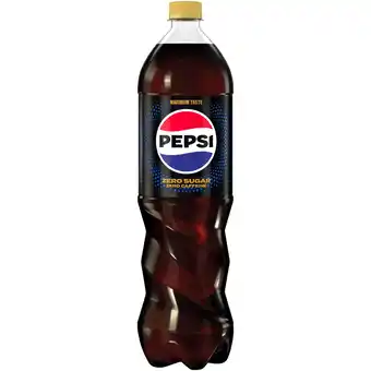 Dekamarkt Pepsi Cola max caffeine vrij aanbieding
