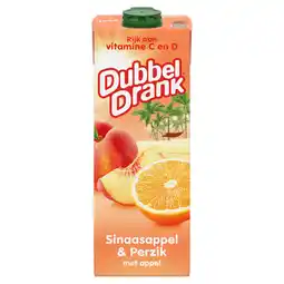 Dekamarkt Dubbeldrank Sinaasappel & perzik aanbieding