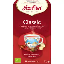Dekamarkt Yogi Tea Thee classic 17 zk aanbieding