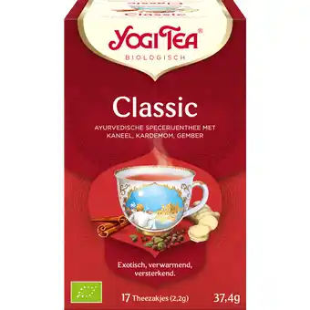 Dekamarkt Yogi Tea Thee classic 17 zk aanbieding