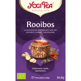 Dekamarkt Yogi Tea Thee rooibos 17 zk aanbieding