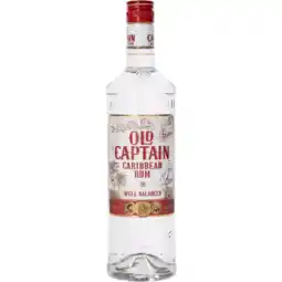 Dekamarkt Old Captain Rum wit aanbieding