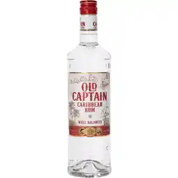 Dekamarkt Old Captain Rum wit aanbieding