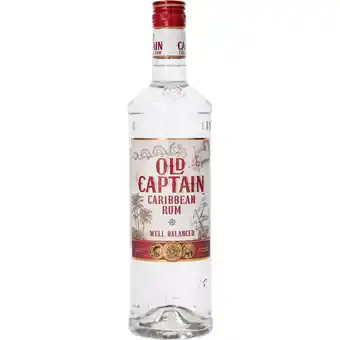 Dekamarkt Old Captain Rum wit aanbieding
