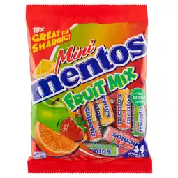 Dekamarkt Mentos Mini fruitmix aanbieding