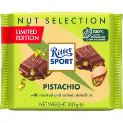 Dekamarkt Ritter Sport Pistachio aanbieding