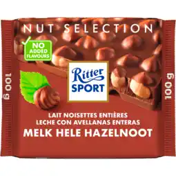 Dekamarkt Ritter Sport Melk hazelnoot aanbieding
