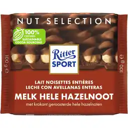 Dekamarkt Ritter Sport Melk hazelnoot aanbieding