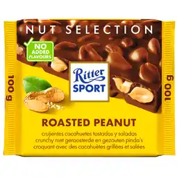 Dekamarkt Ritter Chocoladereep roasted peanut aanbieding