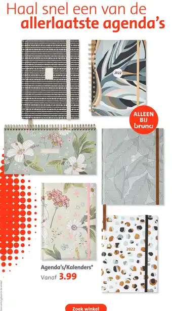 Bruna Agenda's/Kalenders aanbieding