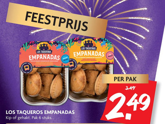Dekamarkt LOS TAQUEROS EMPANADAS aanbieding