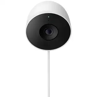 MediaMarkt Google Nest Cam Outdoor (wired 2nd Gen) Slimme Buitencamera Wit aanbieding