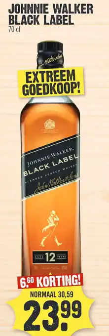 Super Dirck 3 JOHNNIE WALKER BLACK LABEL aanbieding