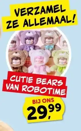 Boekenvoordeel CUTIE BEARS VAN ROBOTIME aanbieding