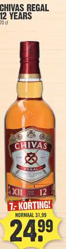 Super Dirck 3 CHIVAS REGAL 12 YEARS aanbieding