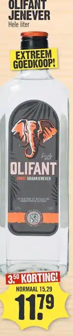 Super Dirck 3 OLIFANT JENEVER aanbieding