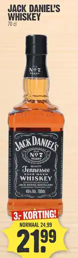 Super Dirck 3 JACK DANIEL'S WHISKEY aanbieding